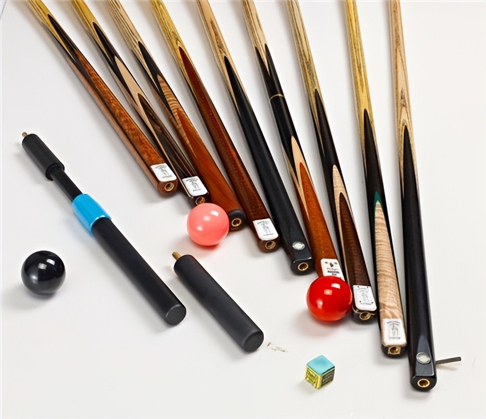 挑选台球杆种类结构皮头平衡感配件_中式台球杆_台球杆种类结构选择技巧